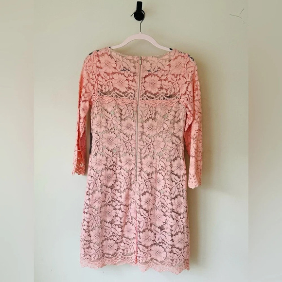 Vince Camuto Long Sleeve Lined Lace Shift Dress - NWT, Size 6 - Picture 9 of 14